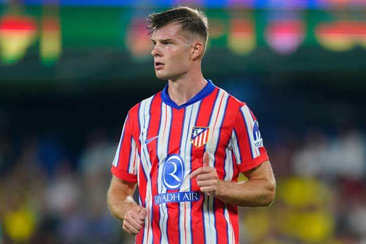 Alexander Sorloth of Atletico Madrid Alexander Sorloth of Atletico Madrid