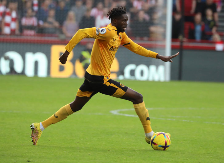 Boubacar Traore of Wolves Boubacar Traore of Wolves
