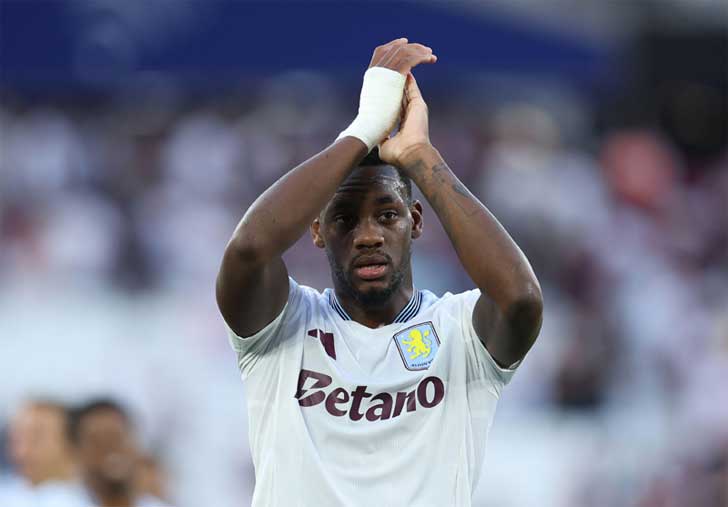 Jhon Duran of Aston Villa Jhon Duran of Aston Villa